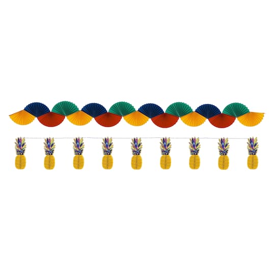 Jonathan Adler x Michaels Honeycomb Pineapple Banner Set